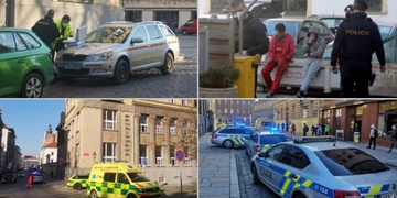 Žena pád v budově spořitelny nepřežila - aktualizované informace