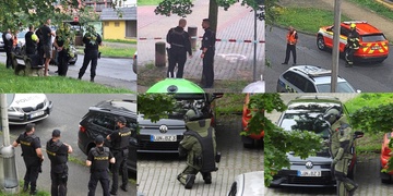 Pachatelé odstřelili bankomat výbušninou a prchají před policií