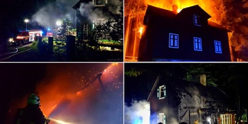 Šest jednotek hasičů zasahovalo u požáru na Špičáku