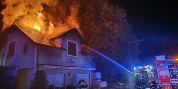 Požár rodinného domu