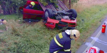 Nezvládl průjezd zatáčkou