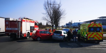 Střet vozů na Borských polích, jeden zraněný