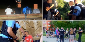 Razie na podnapilou mládež