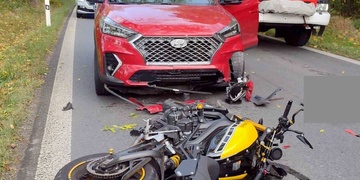 Střet s autem motorkář nepřežil - aktualizace