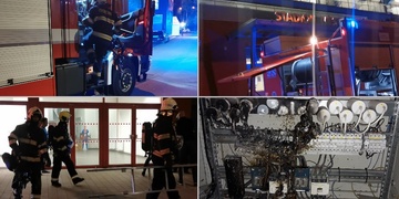 Hasiči z celé Plzně zasahovali v Doosan aréně