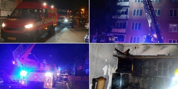 Při požáru byli zraněni čtyři lidé, jednoho člověka museli resuscitovat