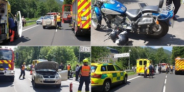 Mladý řidič srazil a zranil dva starší motorkáře