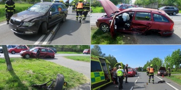 Řidič usnul a přejel do protisměru