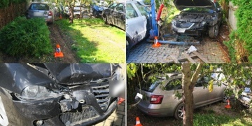 Auto se vřítilo do zahrady jako tajfun