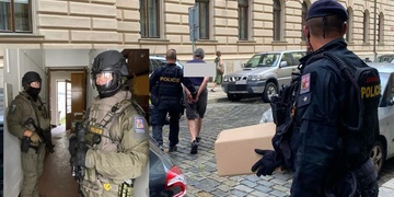 Zásahová jednotka zadržela muže v centru Plzně