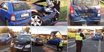 Nehoda tří aut zcela uzavřela průjezd Losinou