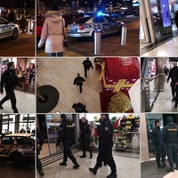 Panika a policejní manévry v Plaze