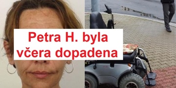 Petra H. byla včera dopadena
