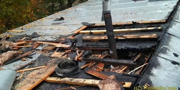 Skautům v Doubravce shořela střecha