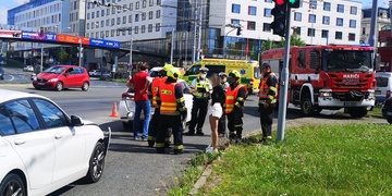 Nehoda v centru Plzně