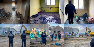 Pětici posledních nejurputnějších bezdomovců museli vyvést strážníci