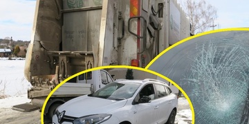 Řidička "svezla" na haubně těžce opilého popeláře