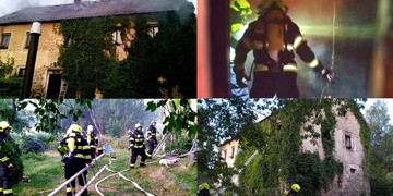 V hořícím domě byl nalezen mrtvý muž