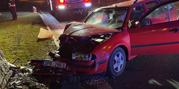 Mladý řidič nezvládl řízení