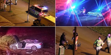 Chodec nezvládl schody a řidič zatáčku - oba byli těžce opilí