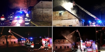 Oheň zachvátil konírnu