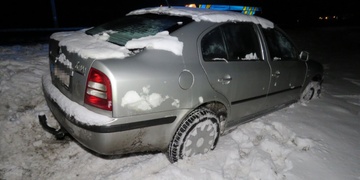 Řidička havarovala s 2,5 promile alkoholu