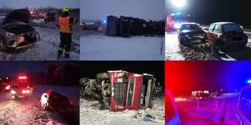 Záchranné složky v tuto chvíli zasahují u velkého počtu nehod a policisté i hasiči vydali varování