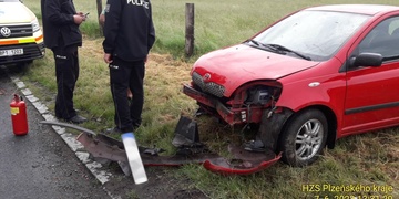 Řidička nezvládla řízení a vyjela ze silnice