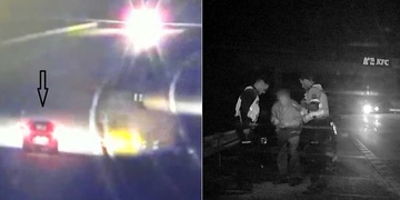 Devětaosmdesátiletý řidič vyrazil po dálnici v protisměru a ujel více než dvacet kilometrů