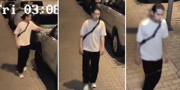 Poznáte muže, který v centru Plzně poškozoval zaparkovaná auta?