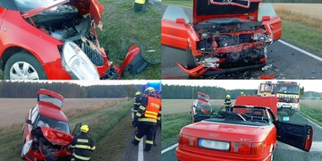 Čelní střet vozů