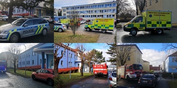 Evakuace 350 žáků i pět nadýchaných chemikálií