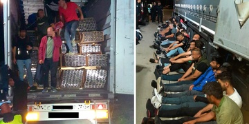 V kamionu se ukrývalo skoro třicet migrantů