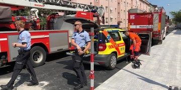 Požár v Plzni na Borech