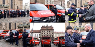 Dobrovolní hasiči dnes obdrželi nové vozy