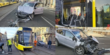 Střet tramvaje s osobním vozem výrazně komplikoval ranní dopravu v Plzni - aktualizováno