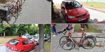 Osmdesátiletý cyklista vjel na přechod přímo před auto