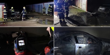 Žhář zapálil na Borech auto